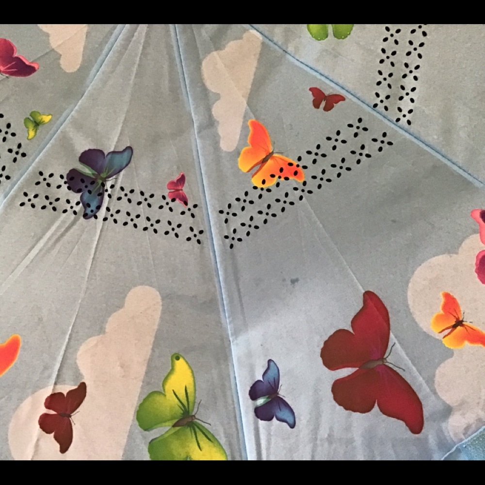 Bright light reversible umbrella/blue - Picture 4 of 5